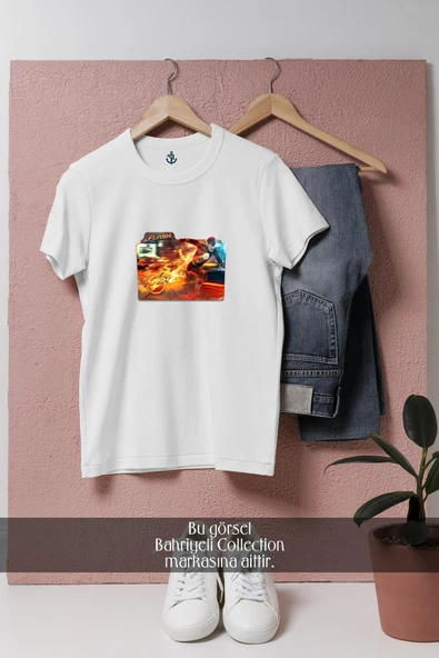 Oversize The Flash Yabancı Dizi  Tasarımlı Unisex T-Shirt ürün görseli