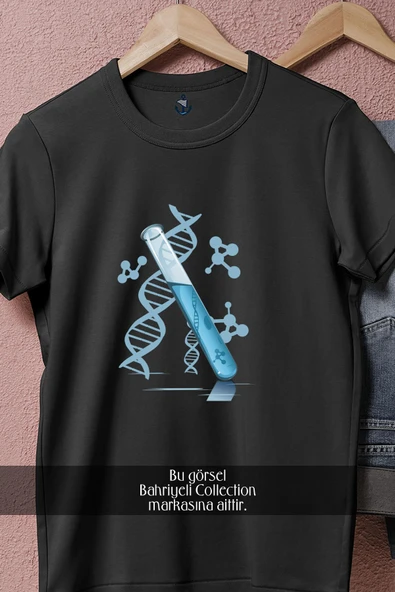 Oversize Kimya Tüpü  Tasarımlı Unisex T-Shirt - Resim 11