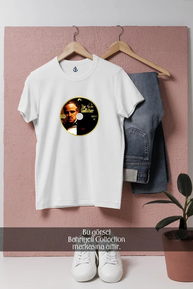Oversize Marlon Brando The Godfather  Tasarımlı Unisex T-Shirt ürün görseli