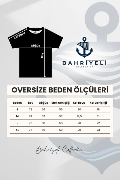 Oversize Horoscope Logo İllustration, Astrological Sign Zodiac Sırt Tasarımlı Unisex T-Shirt - 6