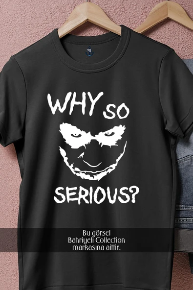 Oversize Why So Serious Joker  Tasarımlı Unisex T-Shirt - Resim 11