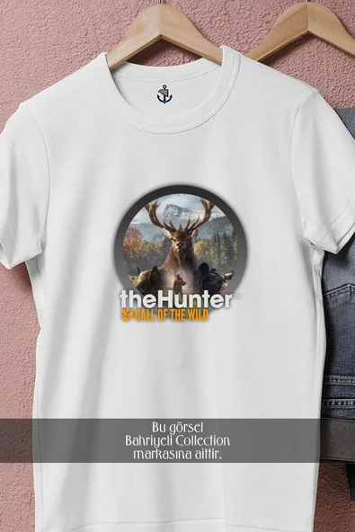 Oversize The Hunter Thehunter- Call Of The Wild  Tasarımlı Unisex T-Shirt - Resim 3