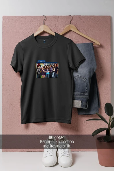 Oversize Victorious Yabancı Dizi  Tasarımlı Unisex T-Shirt - 7