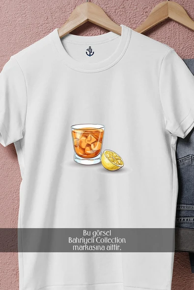 Oversize Godfather Cocktail Stinger Negroni Vodka  Tasarımlı Unisex T-Shirt - Resim 8