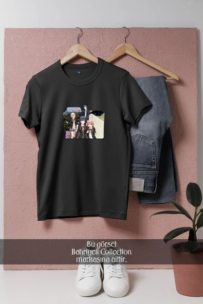 Oversize Yahari Ore No Seishun Love Come Wa Machigatteiru Zoku  Tasarımlı Unisex T-Shirt - Resim 8