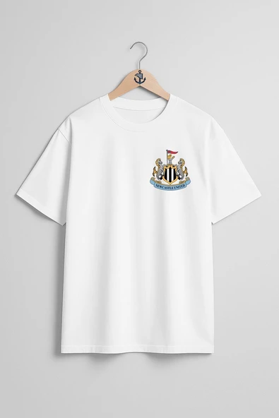 Oversize Newcastle United F.C. Premier League Cep Tasarımlı Unisex T-Shirt - Resim 5