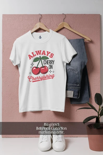 Oversize Always Cherryishing  Tasarımlı Unisex T-Shirt ürün görseli