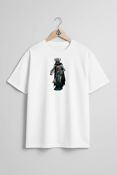 Oversize Pathfinder Kingmaker Göğüs Tasarımlı Unisex T-Shirt - Resim 7