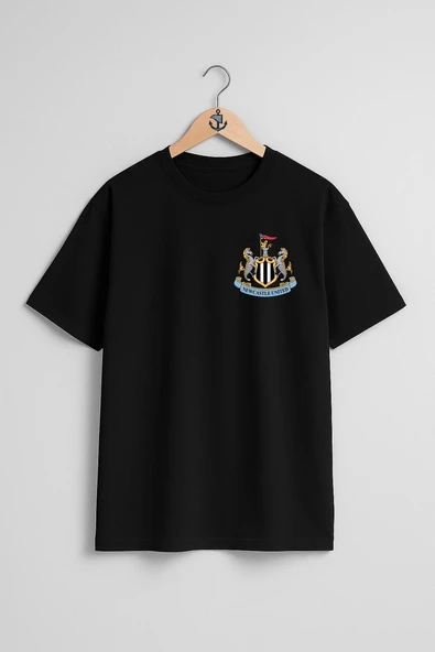 Oversize Newcastle United F.C. Premier League Cep Tasarımlı Unisex T-Shirt - Resim 9
