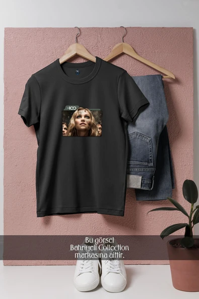 Oversize The 100 Yabancı Dizi  Tasarımlı Unisex T-Shirt - 8