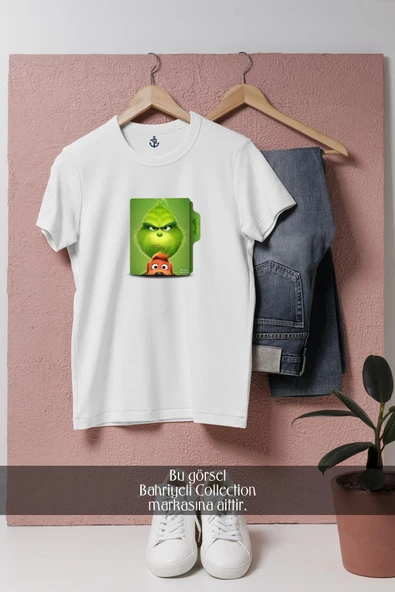 Oversize The Grinch  Tasarımlı Unisex T-Shirt ürün görseli