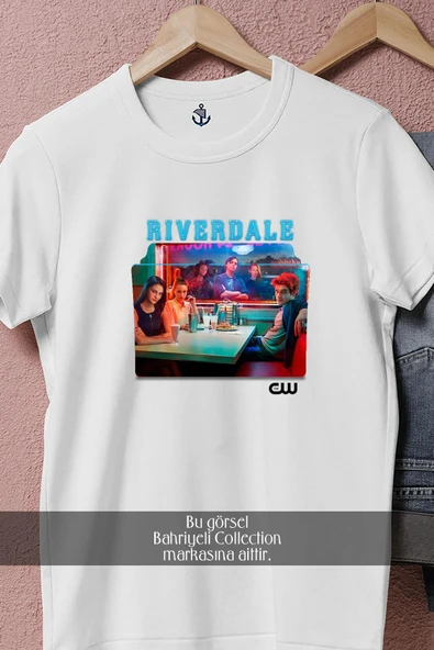 Oversize Riverdale Yabancı Dizisi  Tasarımlı Unisex T-Shirt - Resim 4