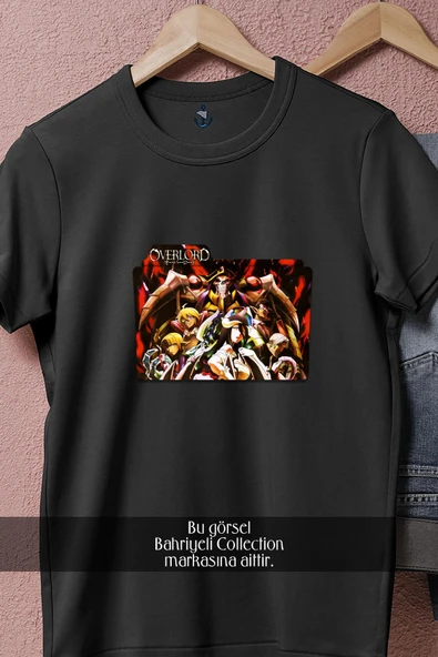 Oversize Overlord V1 Anime  Tasarımlı Unisex T-Shirt - Resim 11