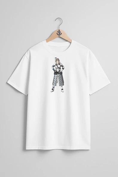 Oversize Blame! Senketsu Film Anime Göğüs Tasarımlı Unisex T-Shirt - Resim 5