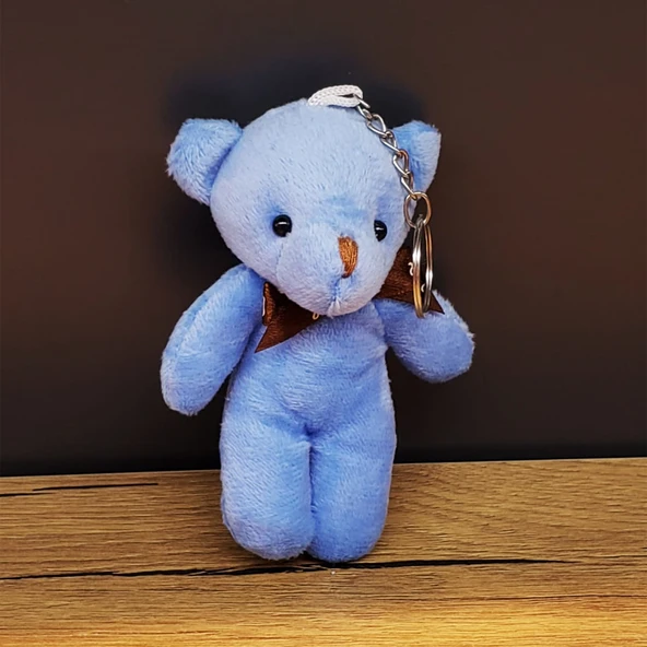 Mavi Hediyelik Kese İçinde Ayıcık ürün görseli