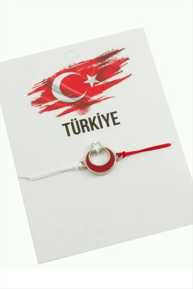 Ay Yıldız İp Bileklik - Resim 2