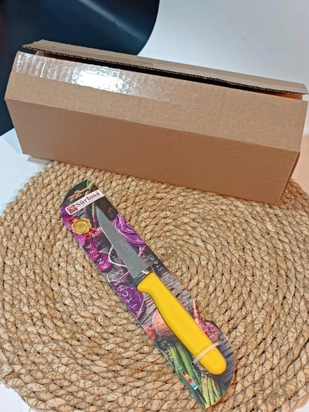 Sürbisa 61004 Sebze Bıçağı Sarı Lz1 Koli (12 adet Tırtıklı ) - Resim 5