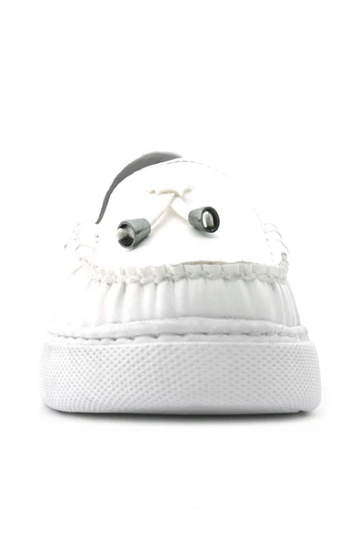 Rakerplus Beyaz Cilt Ekstra Hafif Çocuk Makosen Ayakkabı - Resim 4