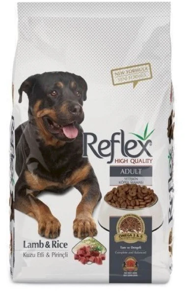 Reflex Adult Kuzu ve Pirinçli Yetişkin Köpek Maması 15 kg ürün görseli