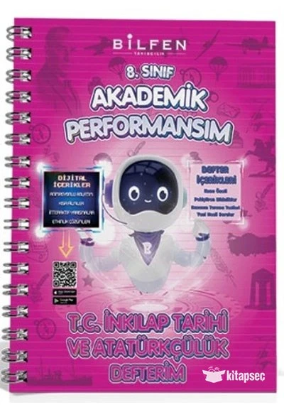 8. Sınıf T.C. İnkılap Tarihi ve Atatürkçülük Soru Bankası Bilfen Yayıncılık ürün görseli 1