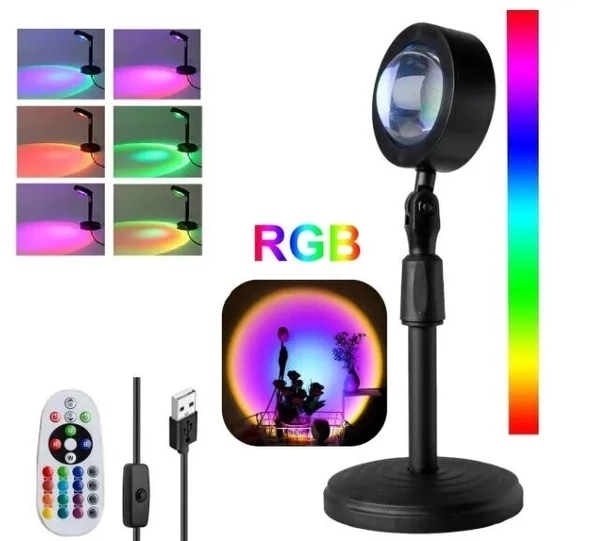 Fotoğraf Çekim Işığı Arka Fon Gün Batımı - Sunset Lamp - 4