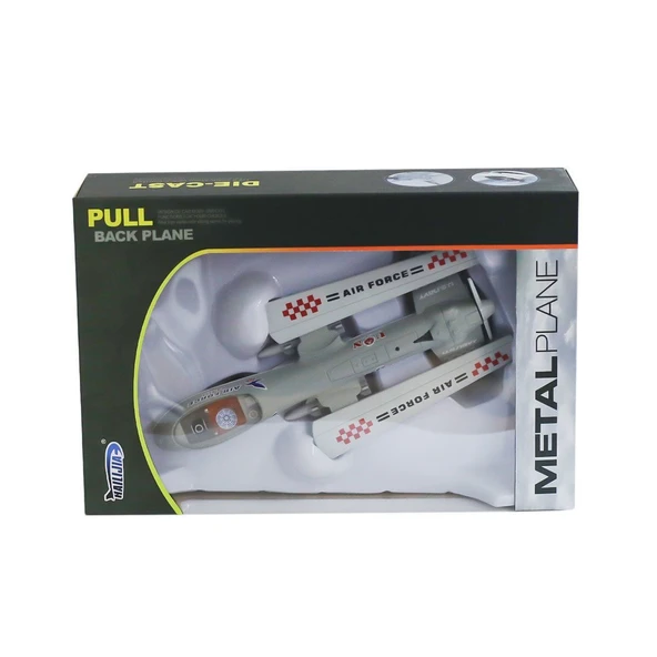HW777-19B Metal Çek Bırak Uçak -Canem Oyuncak - 2