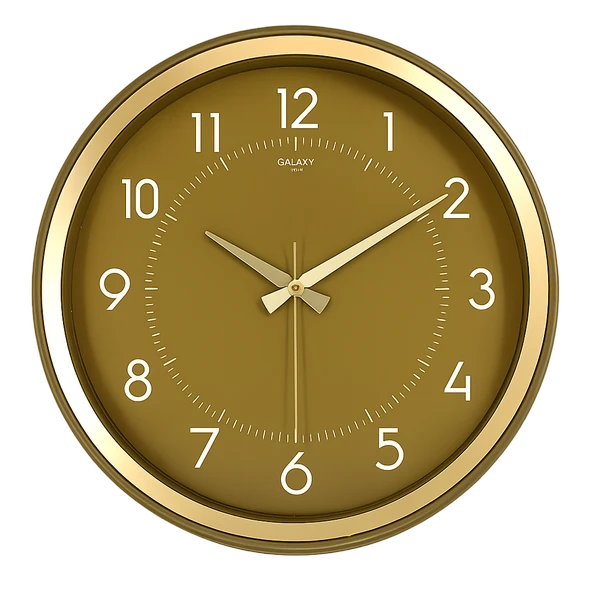 Girist İrem Yeşili Krem Çerçeve Duvar Saati 37 cm