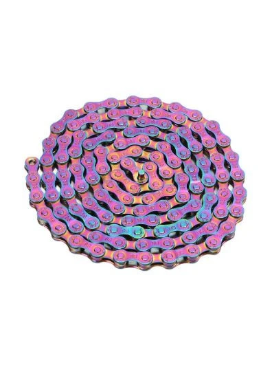 Renkli 11 li Paslanmaz Bisiklet Zinciri Renkli Galvanik ürün görseli