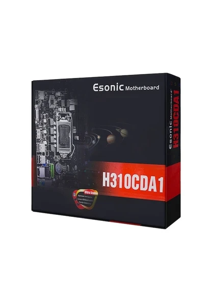 Esonic H310CDA1 Intel H310 2133 MHz DDR4 Soket LGA1151 mATX Anakart - Resim 2