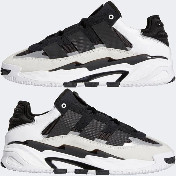 adidas Niteball Erkek Siyah Spor Ayakkabı - Resim 6