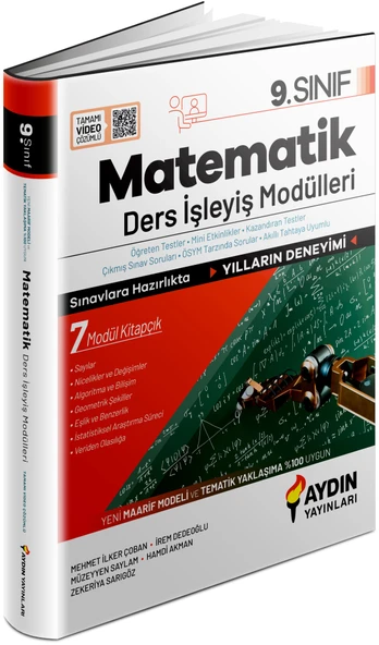 Aydın 2026 9. Sınıf Matematik Ders İşleyiş Modülleri ürün görseli