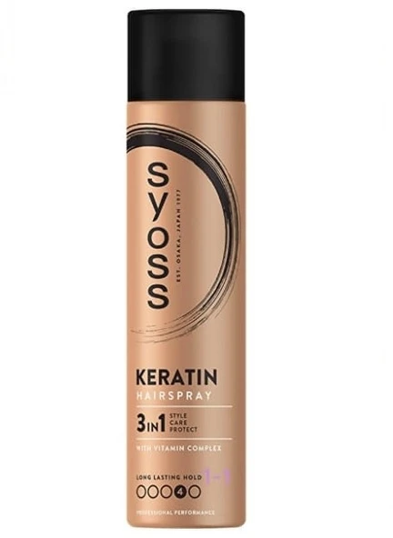 Syoss Keratin Saç Spreyi Ekstra Güçlü Tutuş 400 ML