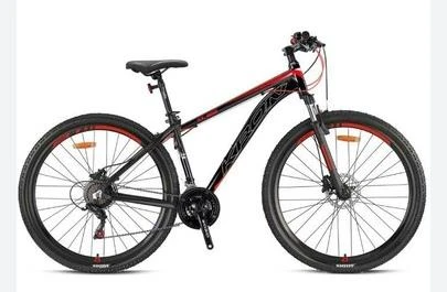 XC 100 - 27.5" MTB - 19' - 21 Vites - H.DISC - Siyah-Gri/Kırmızı ürün görseli