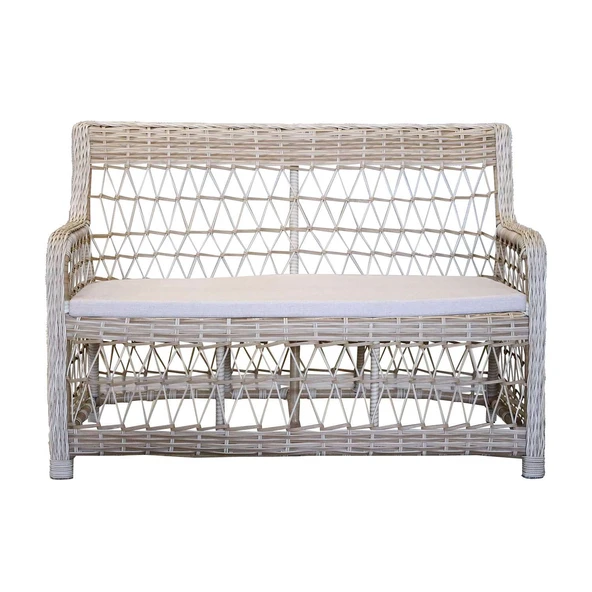 Esyala Rattan Baretta Mini Takım Pufsuz (2-1-1) , 70x120 Masa - 2