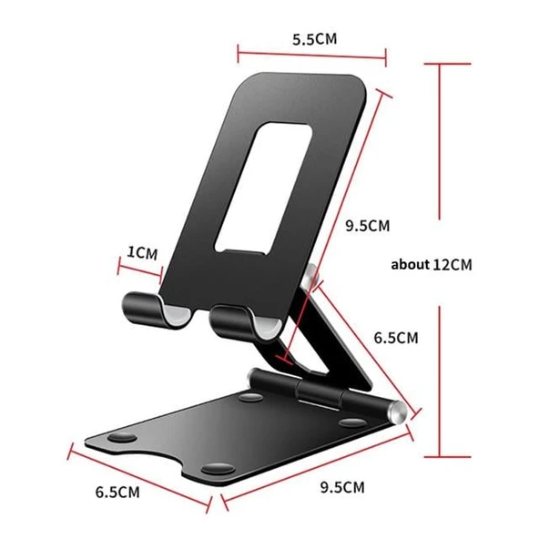 PowerMaster A30 Metal Masaüstü Telefon Tablet Tutacağı Universal - 3