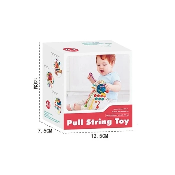 BIB68859-Vardem Duyusal Montessori Oyuncaklar  Toplu-Çekme İpli - Resim 3