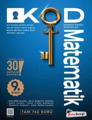 Kafadengi 2026 9. Sınıf Matematik Kod Haftalık Süreç Uygulamaları ürün görseli