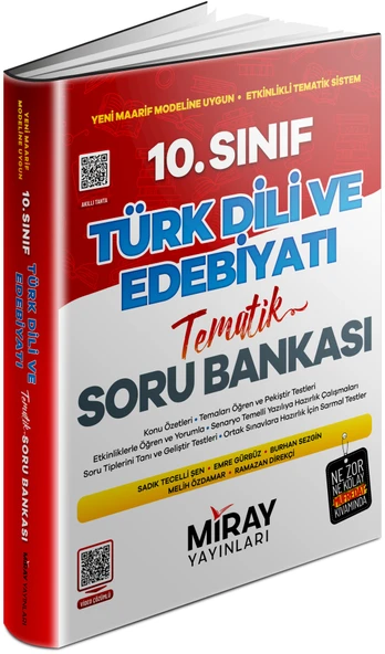 Miray 2026 10. Sınıf Türk Dili Ve Edebiyatı Konu Özetli Tematik Soru Bankası Güncel ürün görseli