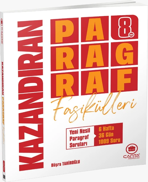 Çanta 2025 8. Sınıf Lgs Kazandıran Paragraf Fasikülleri + Deneme Sınavı ürün görseli