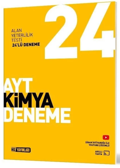 Hız Yayınları 2025 Ayt Kimya 24 Lü Deneme ürün görseli