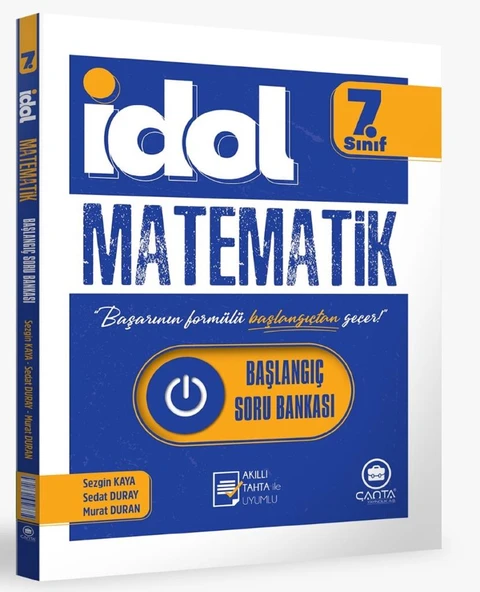 Çanta 2025 7. Sınıf İdol Matematik Başlangıç Soru Bankası - Resim 2