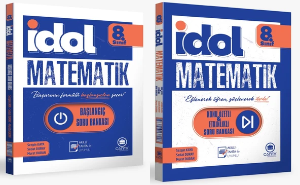 Çanta 2025 8. Sınıf İdol Matematik Başlangıç Soru Bankası + Konu Özetli Soru Seti 2 Kitap ürün görseli 1