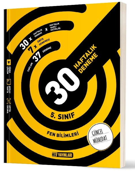 Hız Yayınları 2026 5. Sınıf Fen Bilimleri Haftalık Deneme Yeni Müfredat ürün görseli