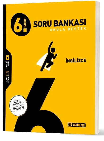 Hız Yayınları 2026 6. Sınıf İngilizce Soru Bankası Yeni Müfredat ürün görseli