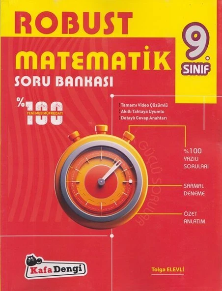 Kafadengi 2026 9. Sınıf Matematik Robust Soru Bankası ürün görseli