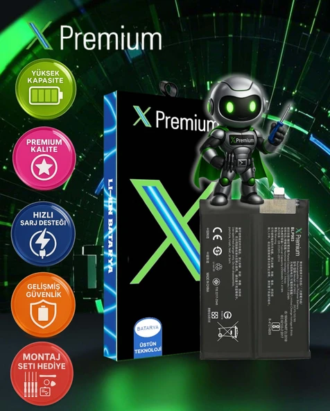 Xpremium Omix X400 Batarya – 2200 mAh Süper Yüksek Kapasiteli Güçlendirilmiş Pil - 1
