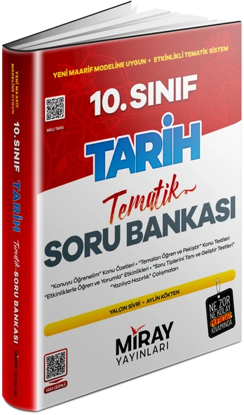 Miray 2026 10. Sınıf Tarih Konu Özetli Tematik Soru Bankası Güncel ürün görseli