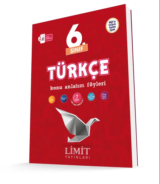 Limit 2026 6. Sınıf Türkçe Konu Anlatım Föyleri Güncel Müfredat ürün görseli