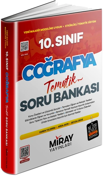 Miray 2026 10. Sınıf Coğrafya Konu Özetli Tematik Soru Bankası Güncel ürün görseli