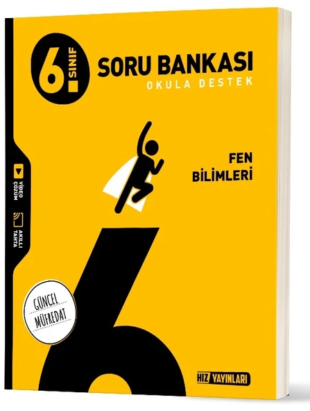 Hız Yayınları 2026 6. Sınıf Fen Bilimleri Soru Bankası Yeni Müfredat ürün görseli